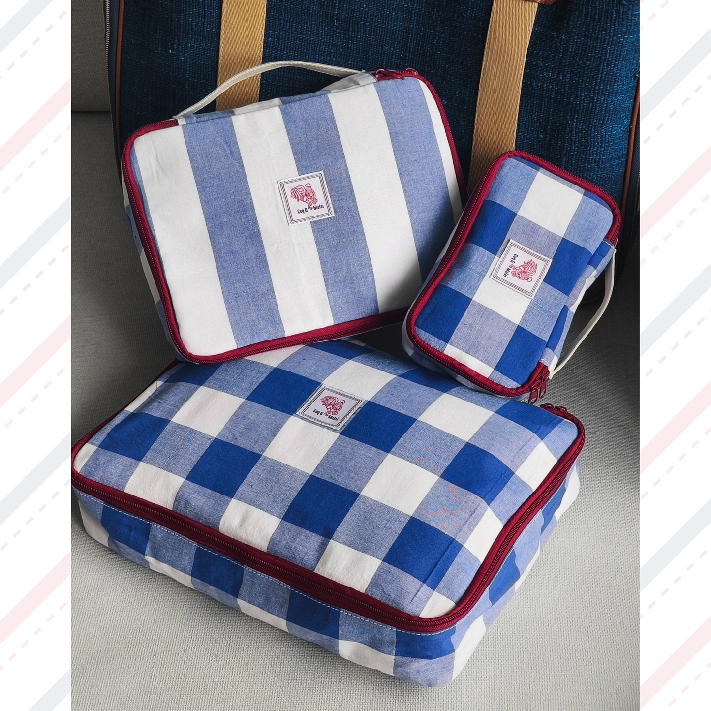 Coq & Malai Azure Travel Trio