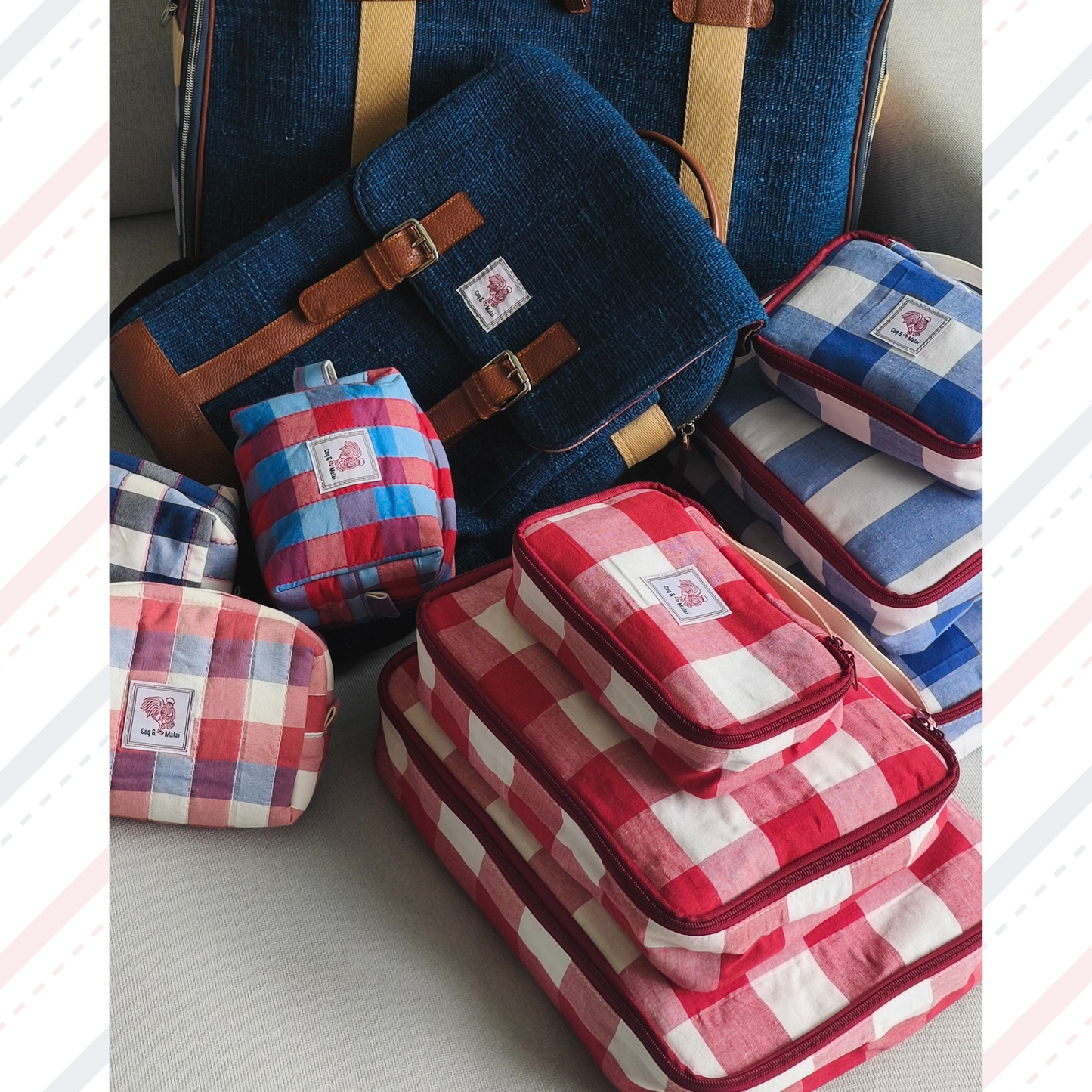 Coq & Malai Crimson Travel Trio