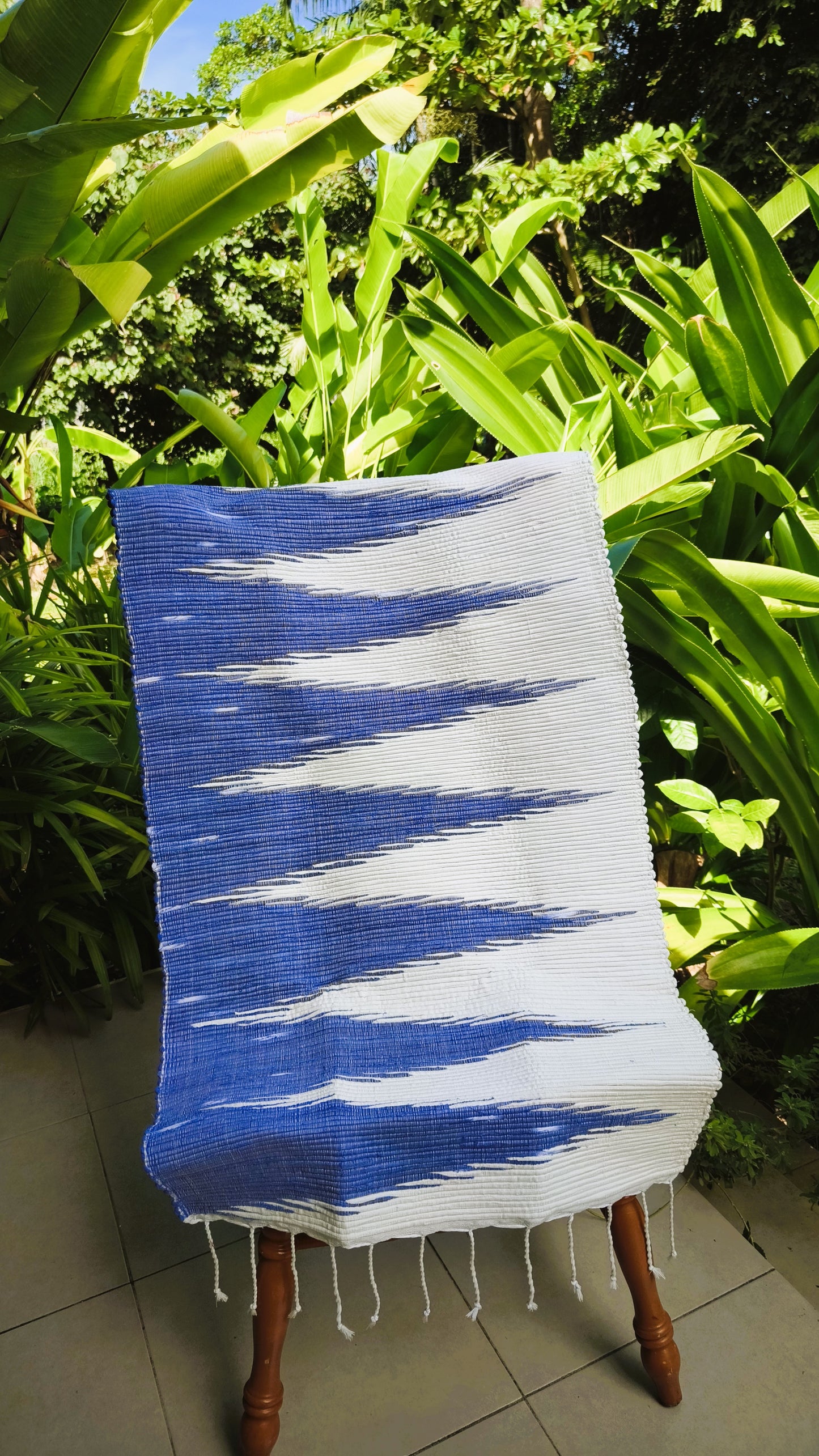 Handwoven Cotton Rug 60x130cm