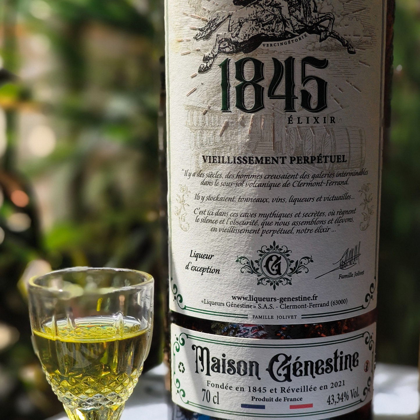 Coq and Malai Maison Genestine Verbena Liquor 1845 Elixir