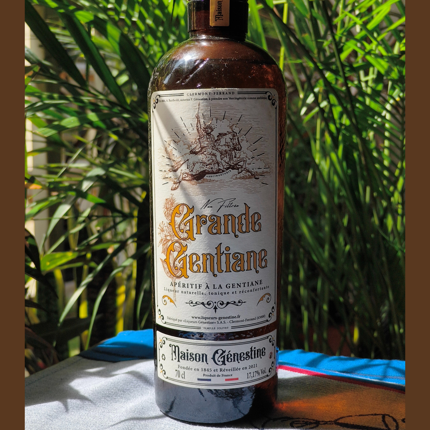 Coq and Malai Maison Genestine Verbena Liquor Grande Gentiane