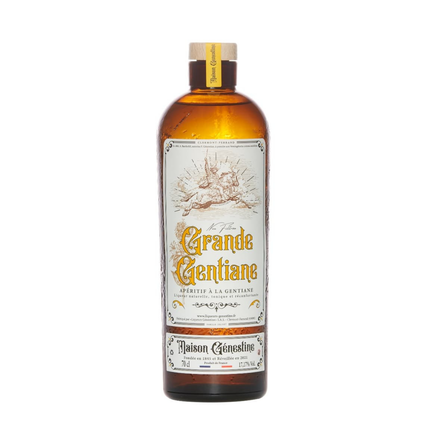 Coq and Malai Maison Genestine Verbena Liquor Grande Gentiane