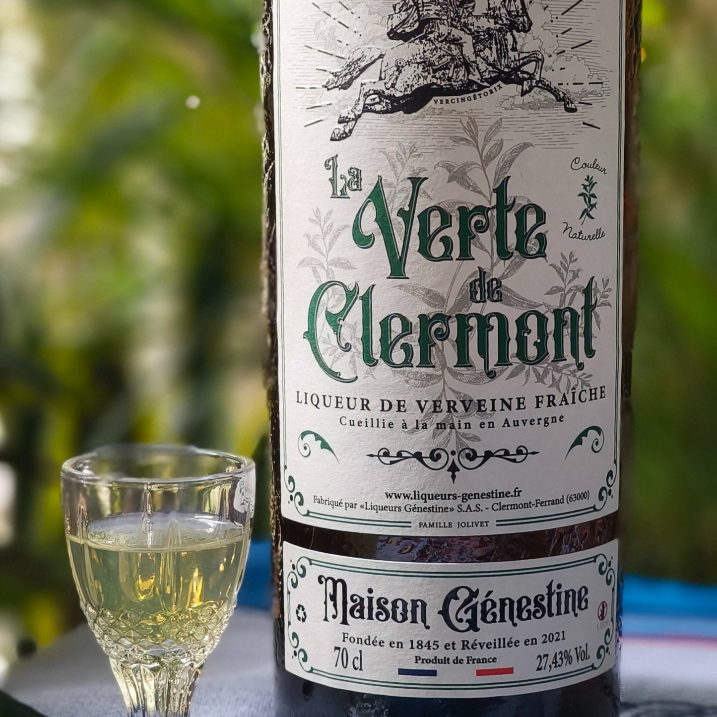 Coq and Malai Maison Genestine Verbena Liquor La Verte de Clermont