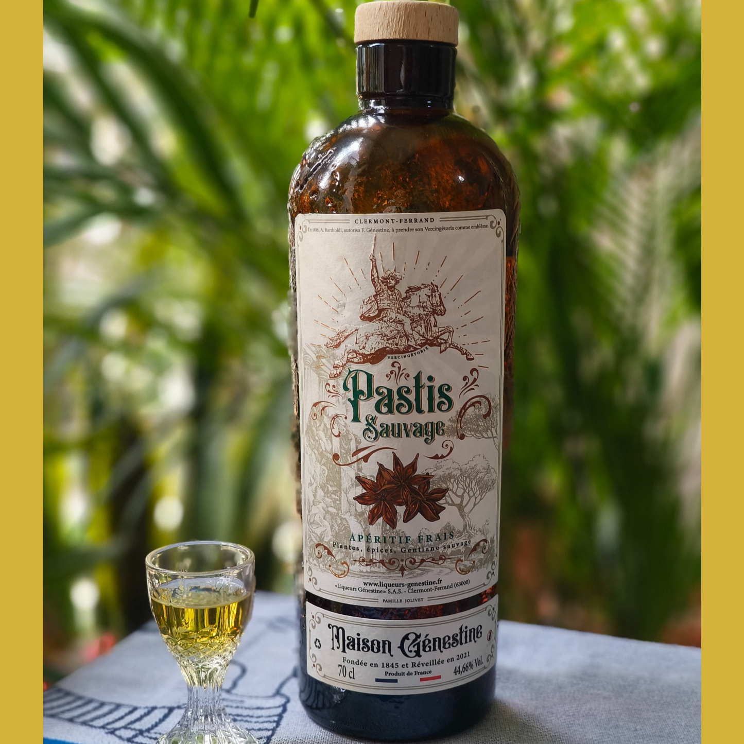 Coq and Malai Maison Genestine Verbena Liquor Pastis Sauvage