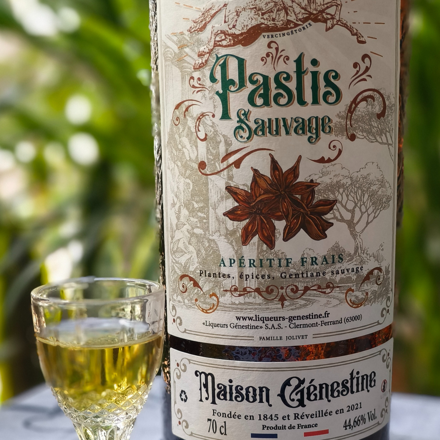 Coq and Malai Maison Genestine Verbena Liquor Pastis Sauvage