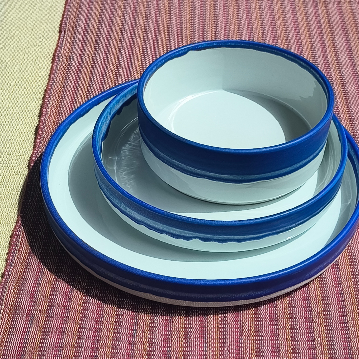 Azure Ceramic Collection - Plates, Bowls and Cups