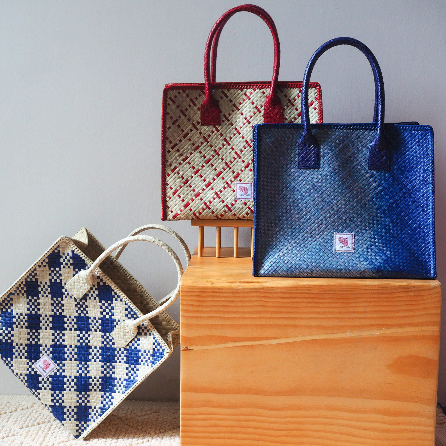 "Pandanus Queen" Pandan Leave Woven Bag