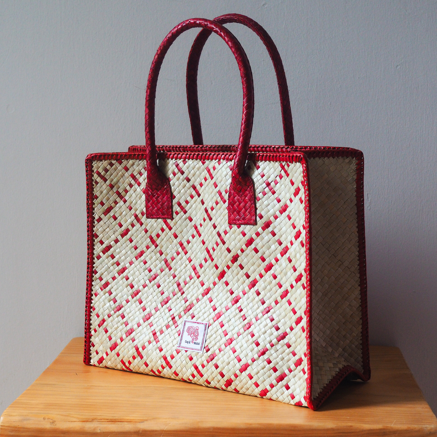 "Pandanus Queen" Pandan Leave Woven Bag