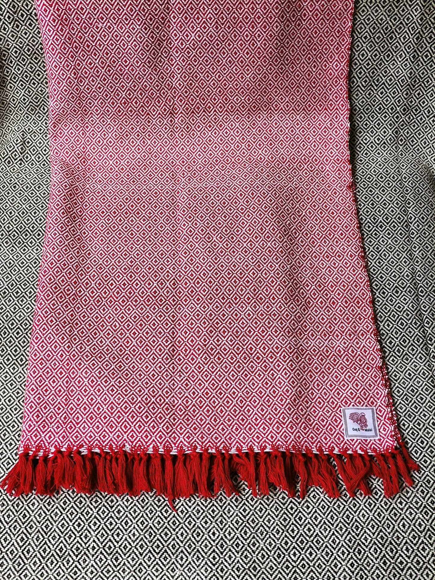 "Weave" Handwoven Cotton Blanket from Northeast of Thailand