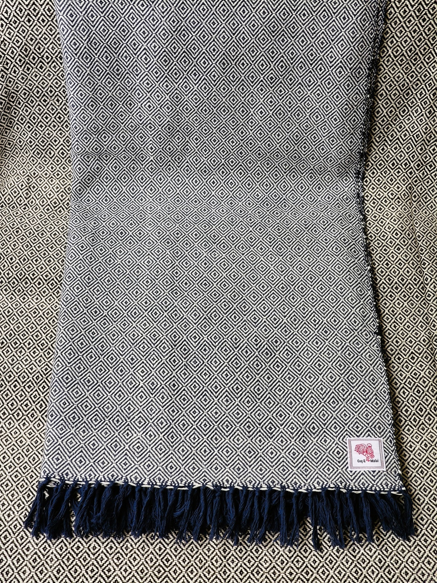 "Weave" Handwoven Cotton Blanket from Northeast of Thailand