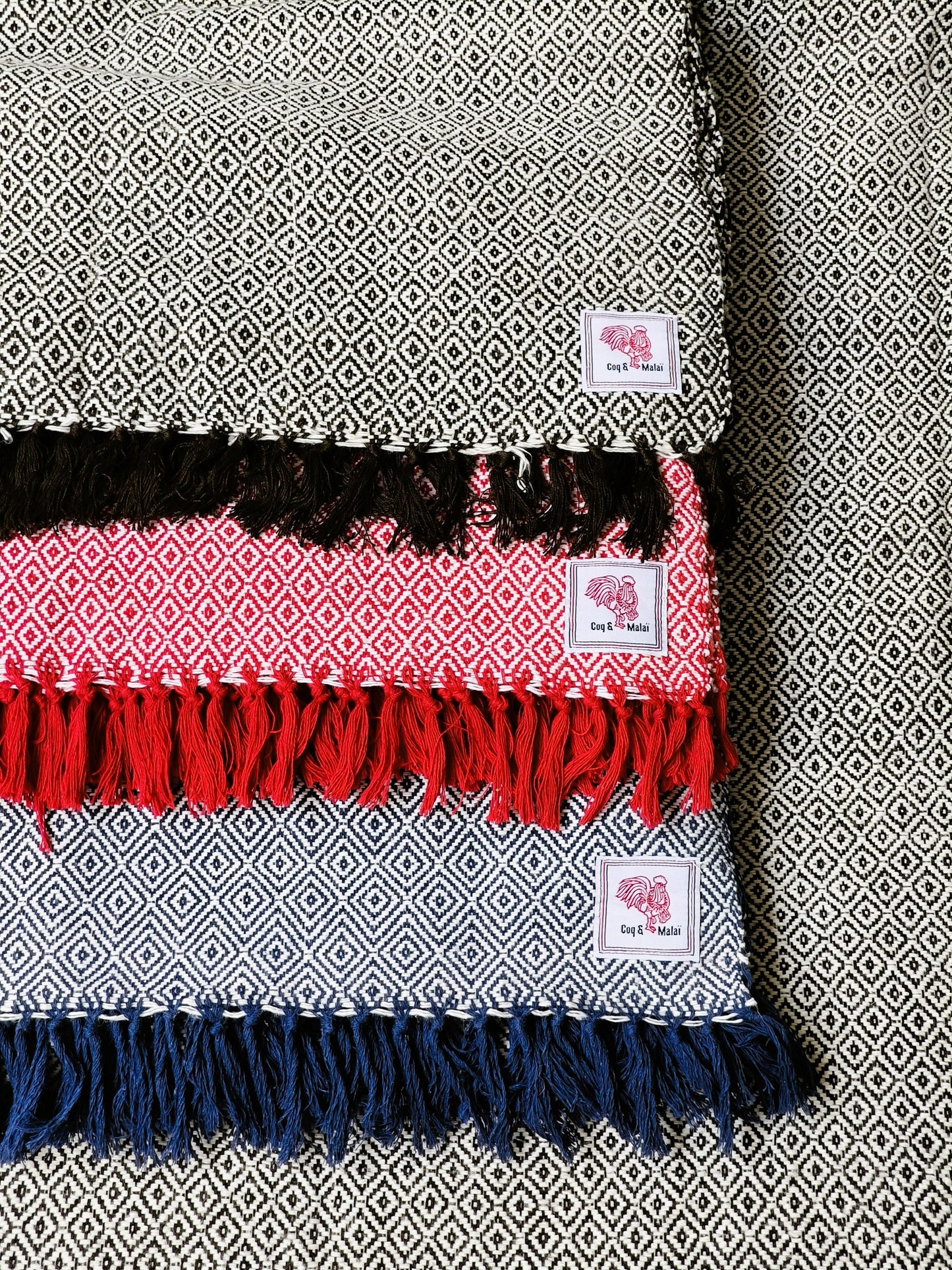 "Weave" Handwoven Cotton Blanket from Northeast of Thailand