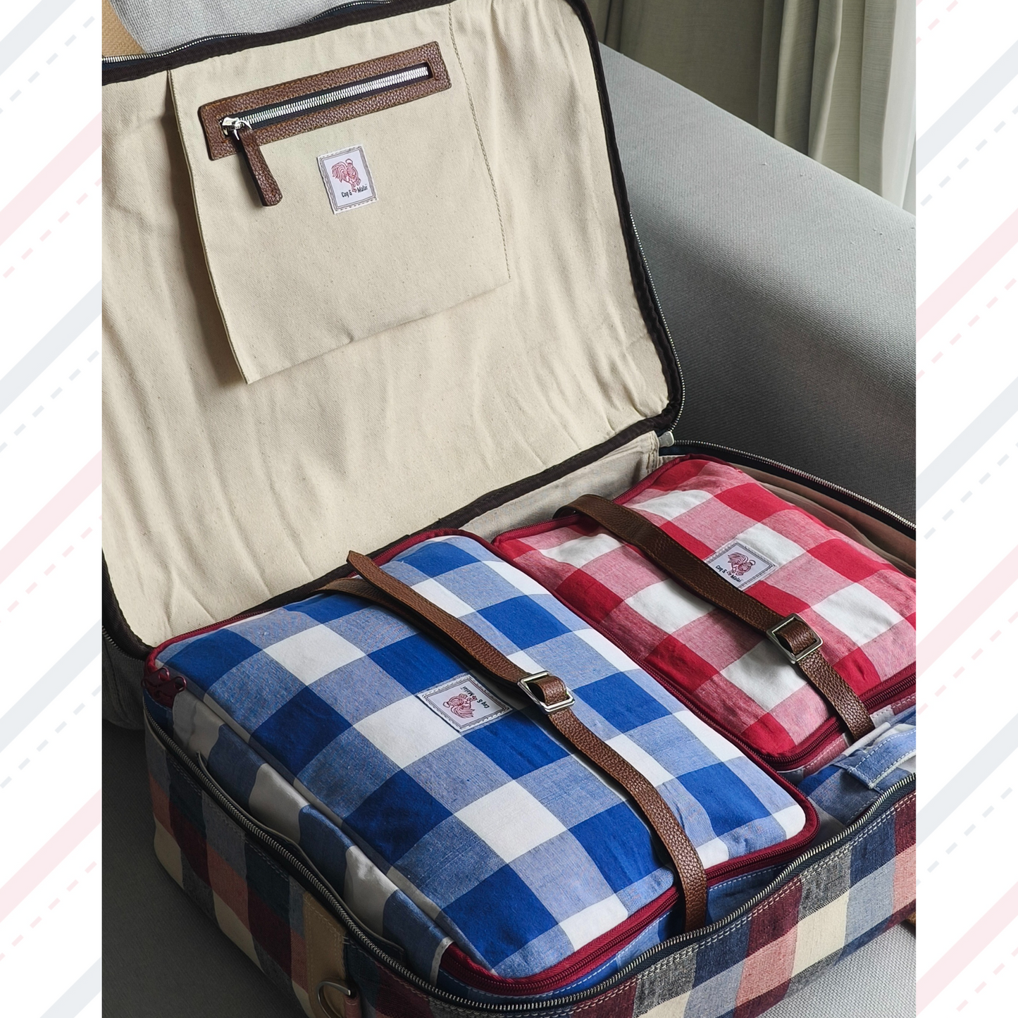 Coq & Malai Crimson Travel Trio