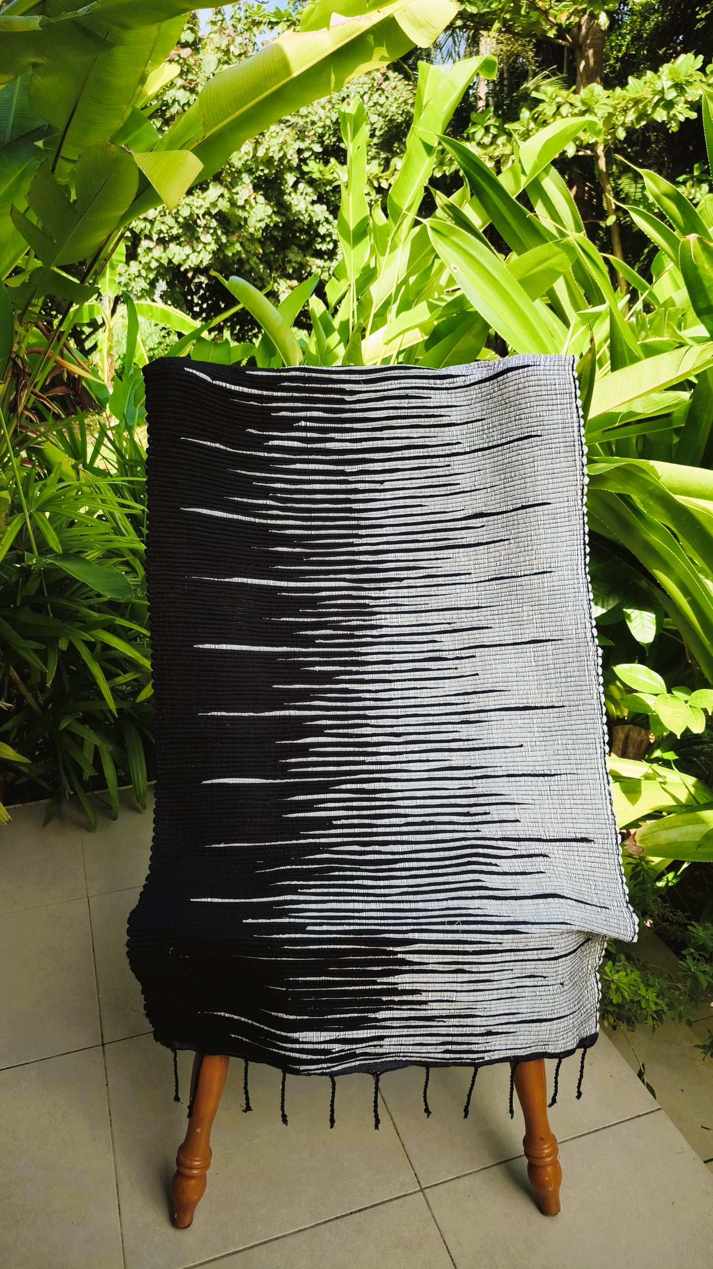 Handwoven Cotton Rug 60x130cm