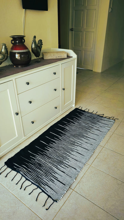 Handwoven Cotton Rug 60x130cm
