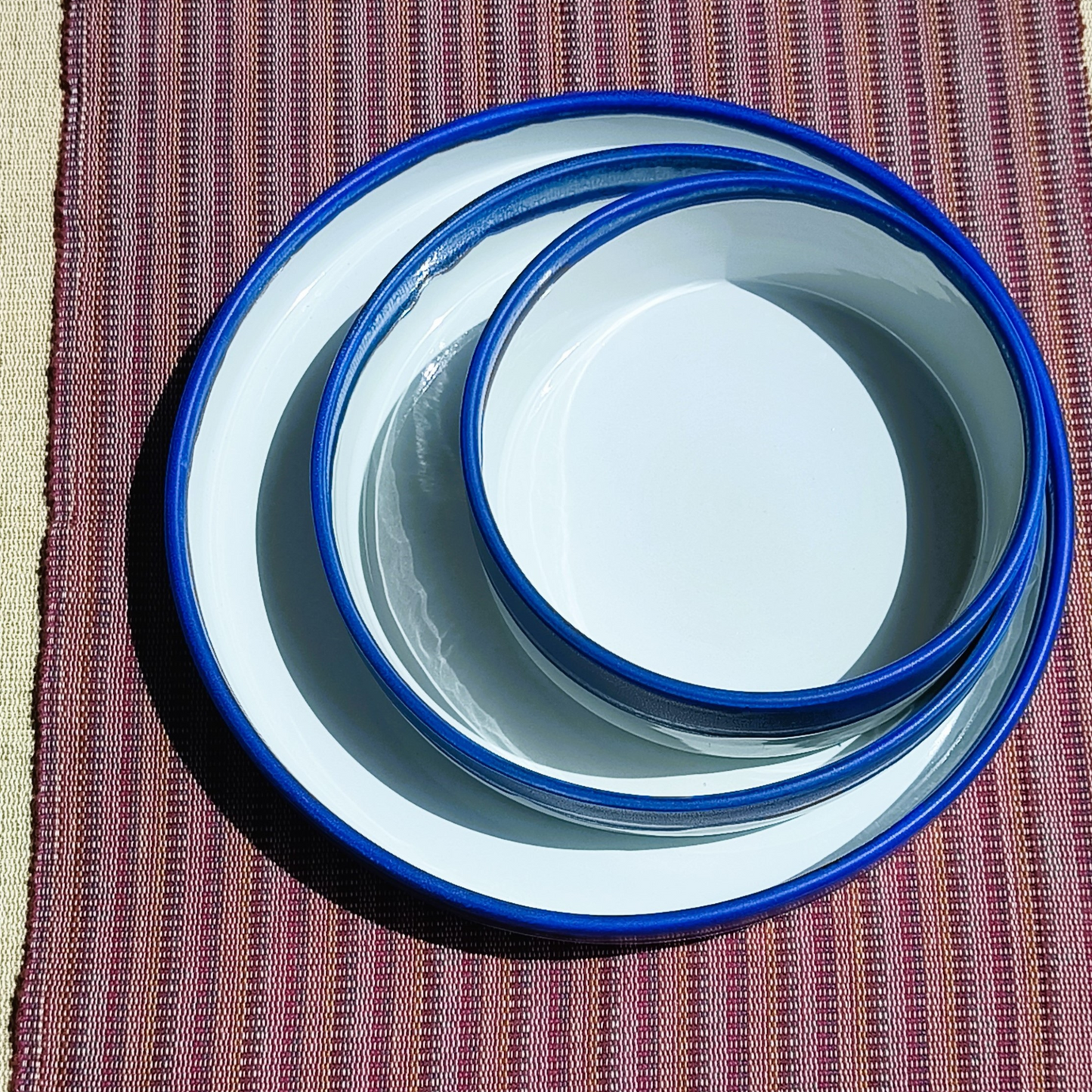 Azure Ceramic Collection - Plates, Bowls and Cups
