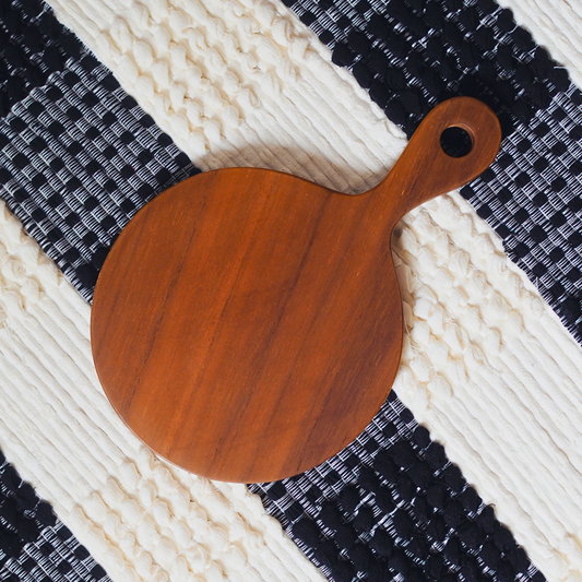 Coq and Malai Epicure Teakwood Cutting Board Round