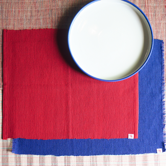 "Timeless" Handwoven Cotton Placemat