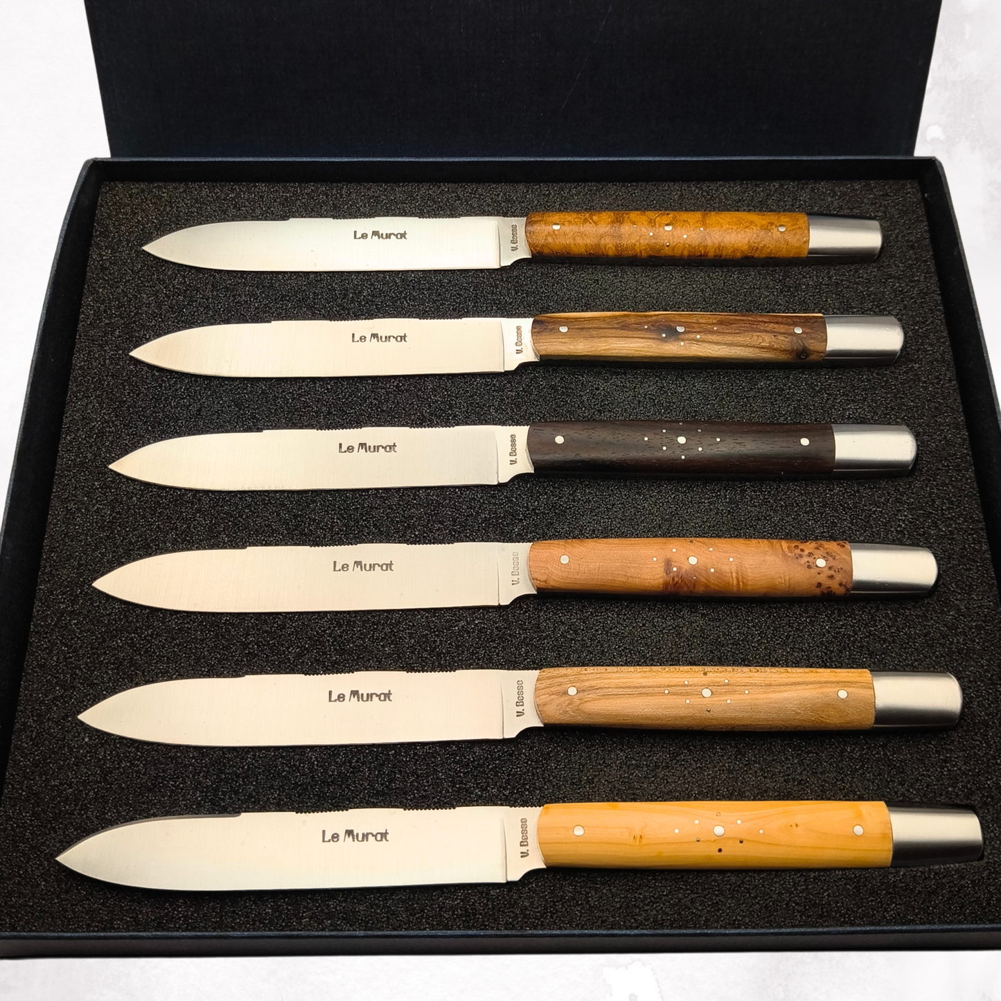 "Le Murat" Traditional french knife box of 6