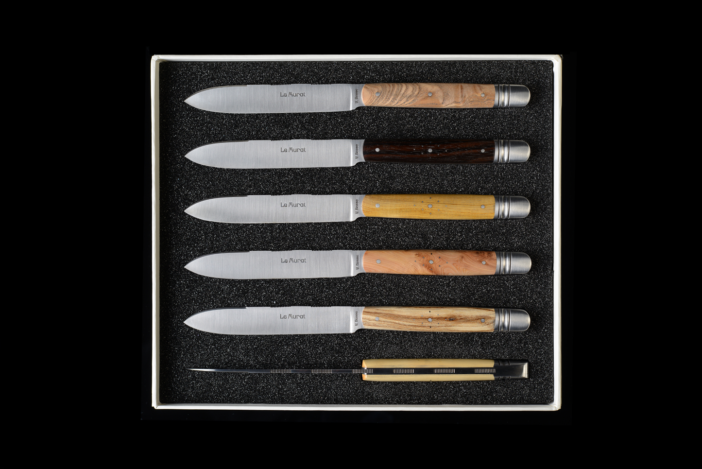 "Le Murat" Traditional french knife box of 6